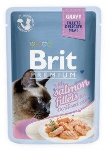 Brit Premium Cat D Fillets in Gravy for Sterilised 85g; 88131