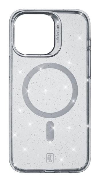 Cellularline Třpytivý zadní kryt Sparkle Mag s podporou Magsafe pro Apple iPhone 15 Pro Max