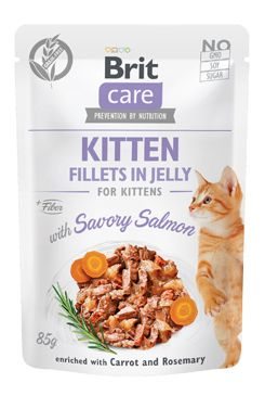 Brit Care Cat Fillets in Jelly Kitten with Salmon 85g; 115661